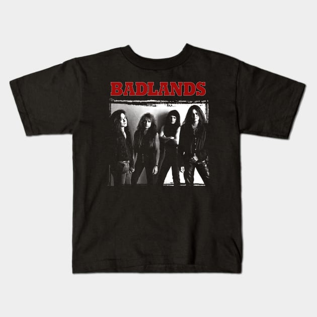 Badlands Heavy Metal Kids T-Shirt by flintogarim